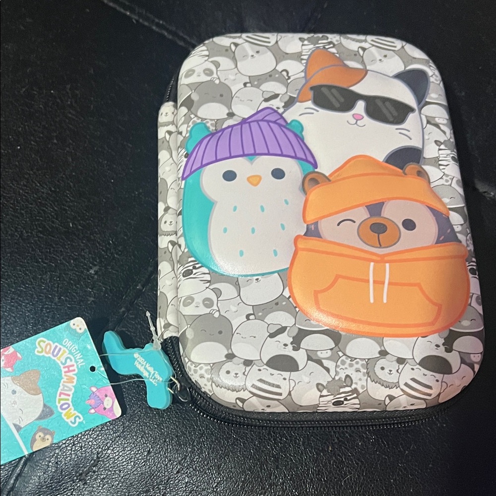Squishmallows Gray and Orange Character Case